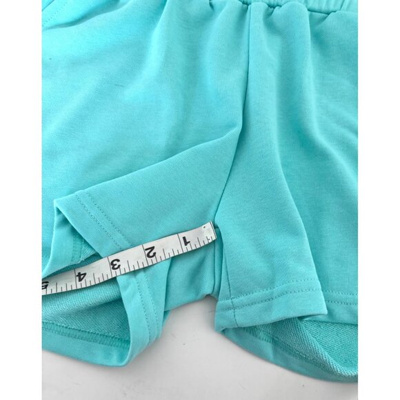 Coquette Soft Girl Lounge Bundle S Summer Ribbed Crop Tops + Sweat Shorts NWT - Picture 10 of 16